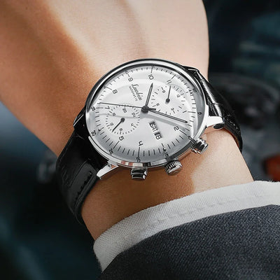 Automatic Wristwatch Stainless Steel Case Calendar