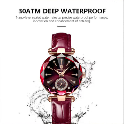 Women Quartz Watch Fashion Accessory Sparkling Dial