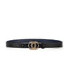 Luxurious Leaf Buckle Belt with Wide Strap Adjustable - Black V24