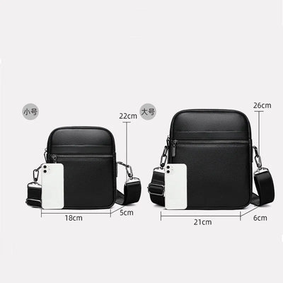 Crossbody Messenger Bag with Front Zip Pocket