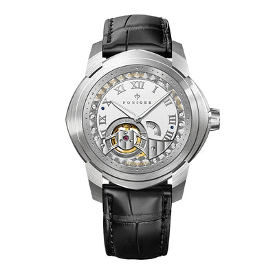 Skeleton Tourbillon Mechanical Wristwatch Automatic