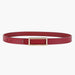Belt Rectangle Buckle for Jeans Dress Everyday Use - Red
