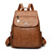 Backpack with Embroidery Softback City Ready - Brown