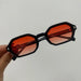 Hexagon Sunglass with UV400 Lenses for Everyday Wear - BK/OR/RD