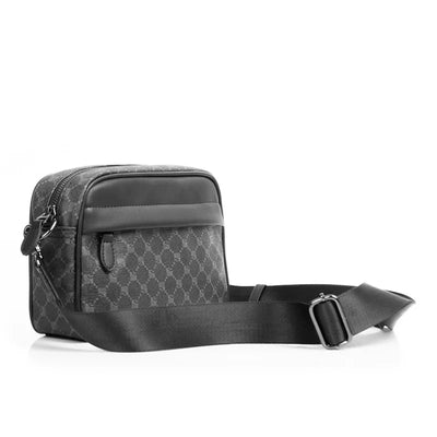 Crossbody Bag with Front Zip Pocket and Strap