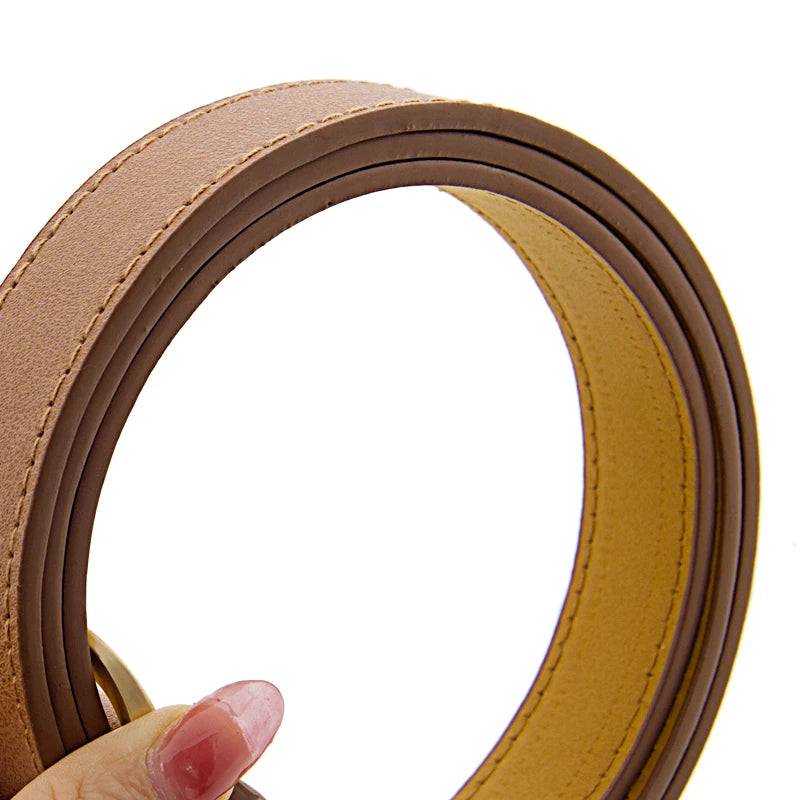 Belt Accessory for Jeans And Dresses with Round Buckle