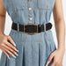 Corset Belt with Rhinestone Buckle Wide Design - Colour Eight