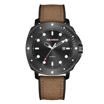 Quartz Wristwatch with Chronograph and Date Window