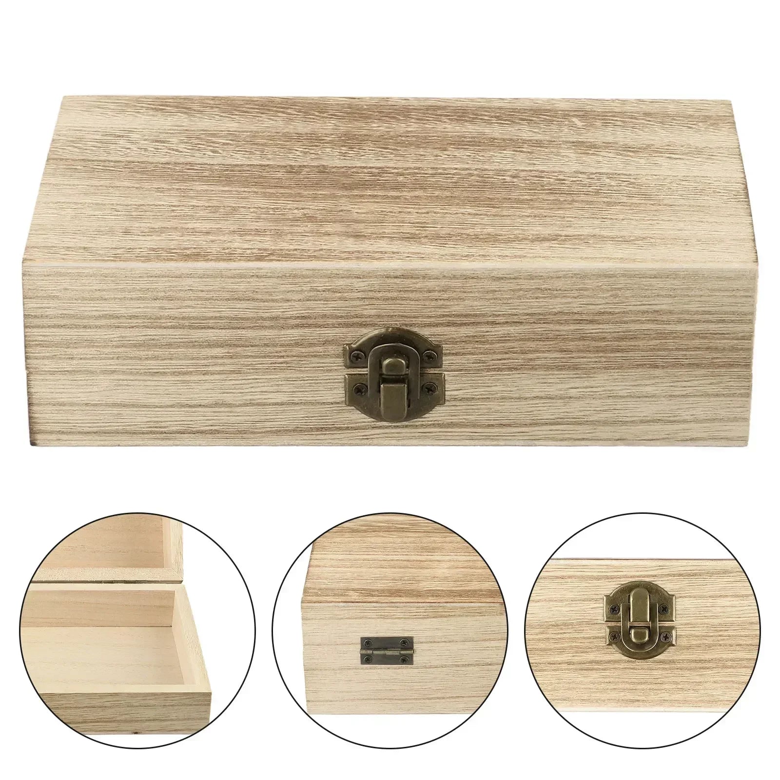 Retro Locking Jewelry Box for Desktop Organizer Elite