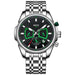 Mens Chronograph Wristwatch with Date Display Function - E