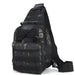 Outdoor Crossbody Chest Bag Waterproof Tactical - Black V4