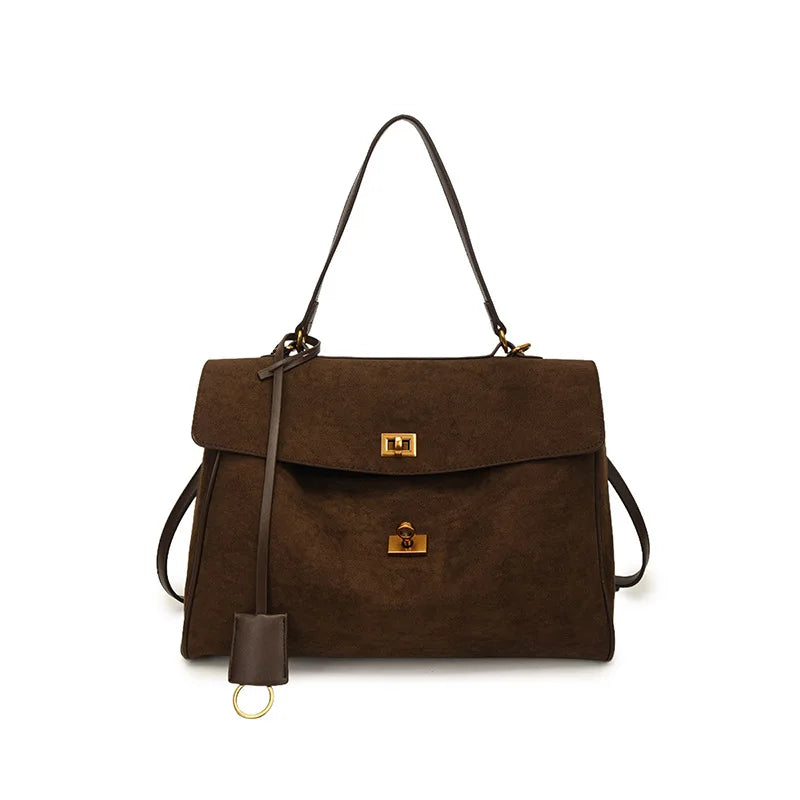 Satchel Bag Large Capacity with top handle and shoulder strap