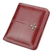 Wallet with Zippered Compartment and Card Slots - Red V2