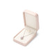 Jewelry Ring Box Organizer with Compartments Tray - Pink Necklace