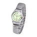 Couple Watch Set Elastic Band Stainless Steel - Female Silver