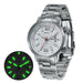 Diver Automatic Watch for Adventure and Daily Precision - White Silver