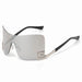 Arc Shield Rimless Sunglasses UV400 Protection - C V5