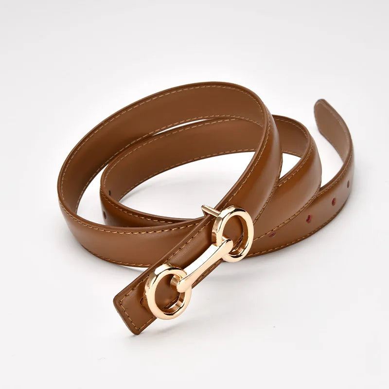 Belt With Horsebit Buckle In Classic Silhouette