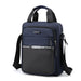 Shoulder Bag for Men with Front Pocket and Strap - Dark Blue