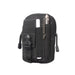 Tactical Waist Bag with MOLLE Pouch for Outdoor - BK/WH