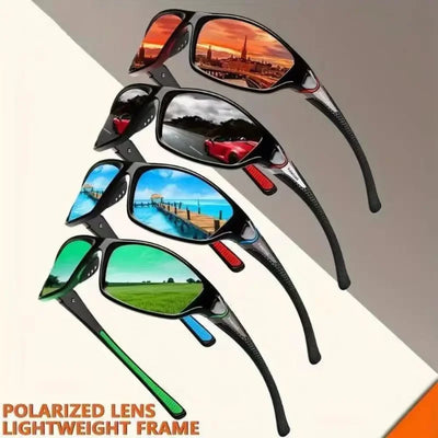 Polarized Sunglasses with Lightweight Frame for Sports