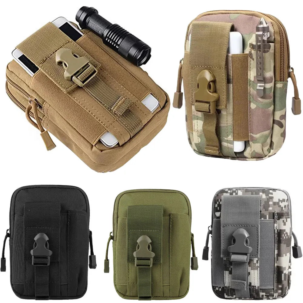 Tactical Waist Bag with MOLLE Pouch for Outdoor