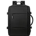 Transit Backpack With USB Charge And Laptop Sleeve - Black Oxford