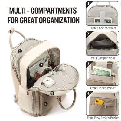 Backpack with USB Port for Travel and Everyday Use