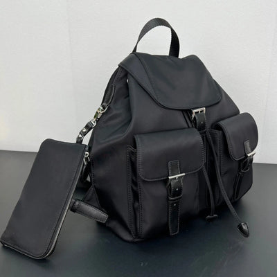 Waterproof Nylon Backpack for Women with Pockets