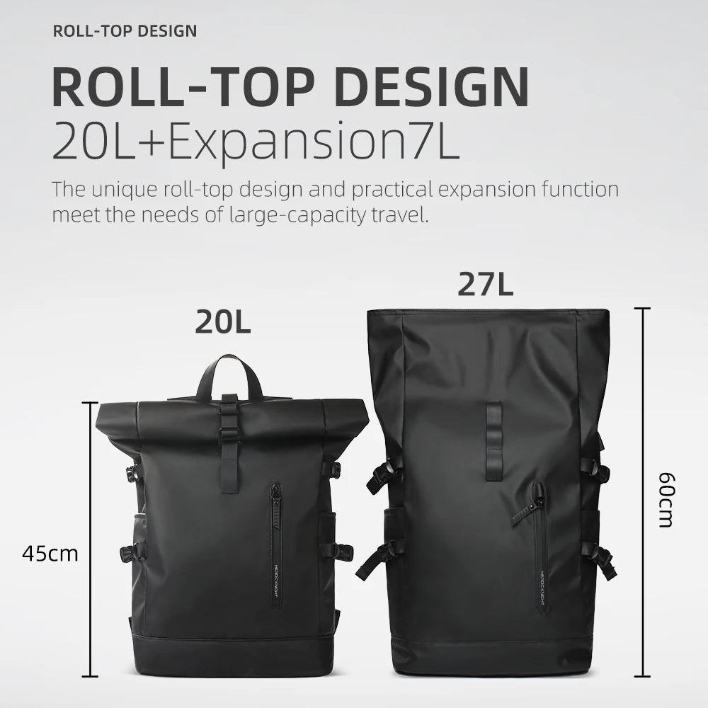 Expandable Travel Backpack With Laptop Compartment