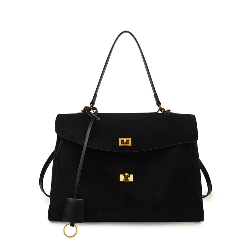 Satchel Bag Large Capacity with top handle and shoulder strap
