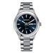 Watch With Week Date Calendar Quartz Dress Timepiece - Blue Silver