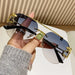 Sunglasses Square Frame UV400 - Lenses Colour 4