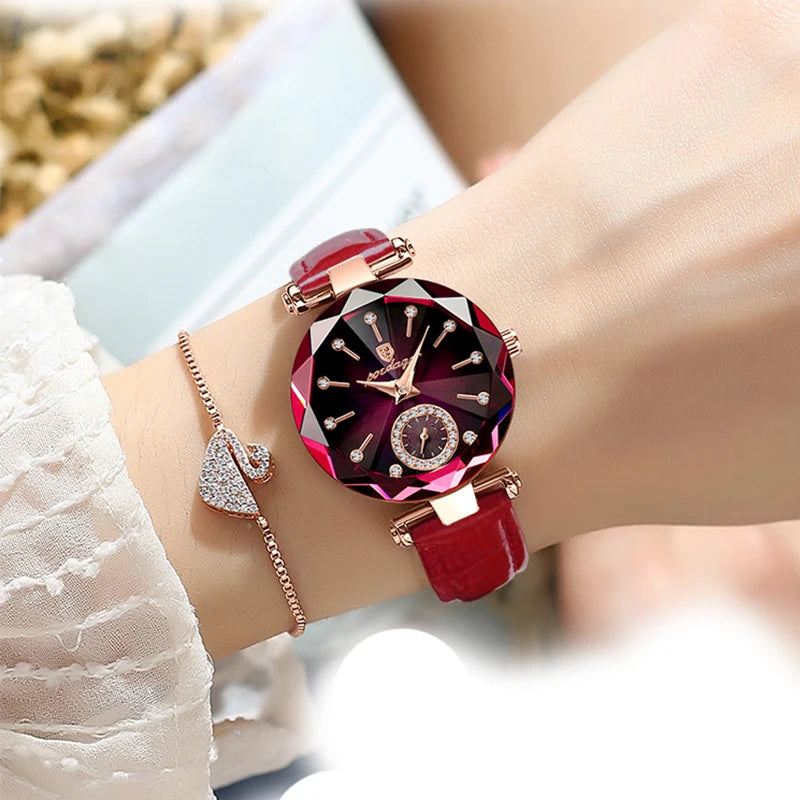Women Quartz Watch Fashion Accessory Sparkling Dial
