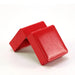 Watch Gift Box Single Pillow - Glossy Red