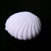 Shell Velvet Jewelry Box for Earrings Display Case - White