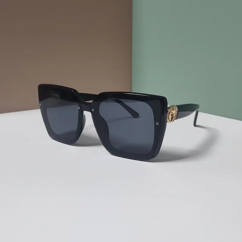 Oversize Square Sunglasses Gradient Lenses UV400 - C