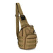 Outdoor Crossbody Chest Bag Waterproof Tactical - Khaki
