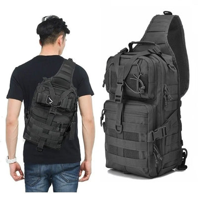 Tactical Travel Backpack with MOLLE System Expandable
