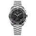 Chronograph Wristwatch with Three Subdials And Date - Black