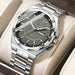 Sport Original Watch Luminous Dial Timepiece Everyday - Silver Grey