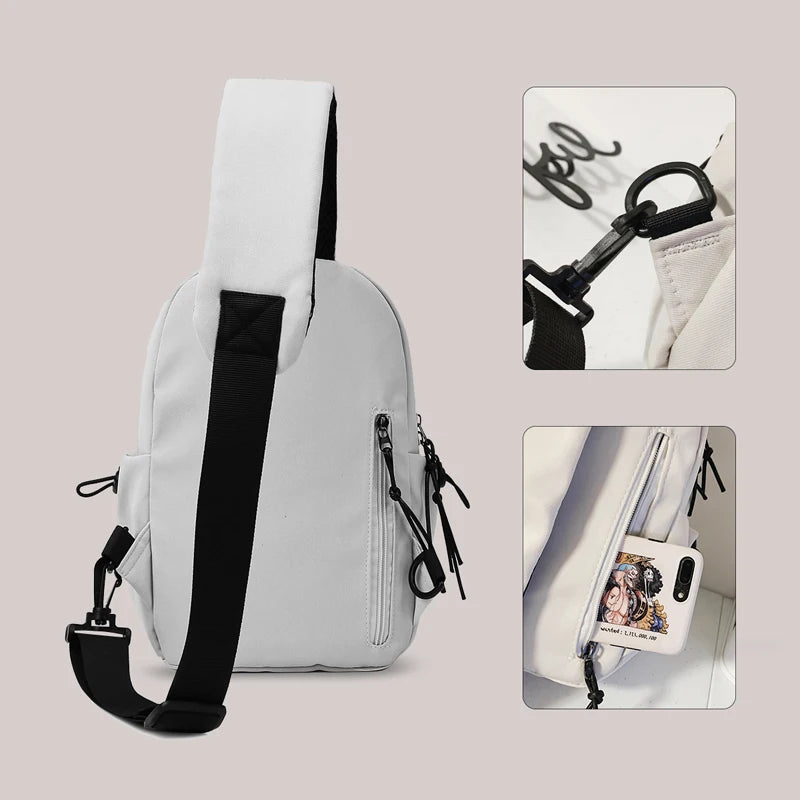 Crossbody Bag Nylon with front pocket everyday carry