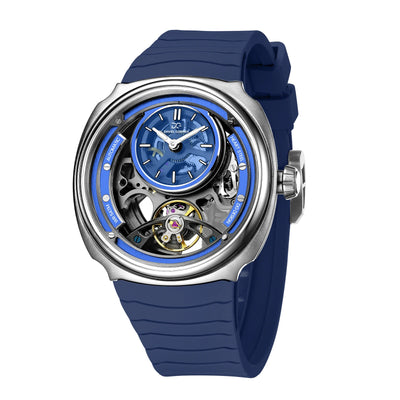 Skeleton Tourbillon Wristwatch with Automatic Movement