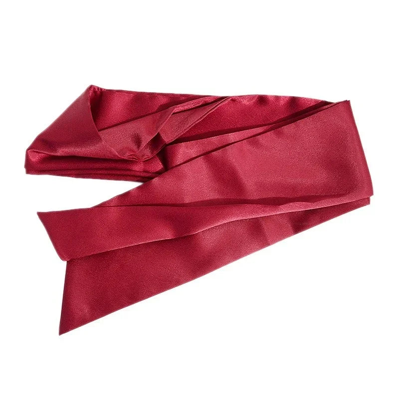 Elegant Ladies Wide Waist Belt with Bow Tie Sash