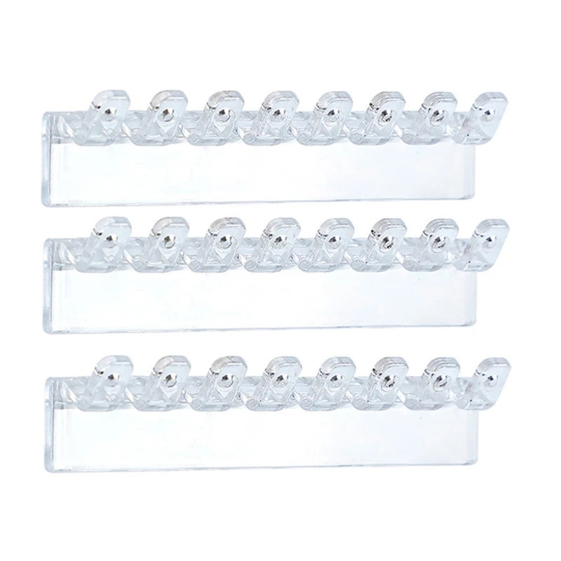 Necklace Holder Organizer Wall Mount with 8 Hooks - Set