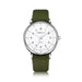 Casual Quartz Wristwatch with Simple Readable Dial - Green