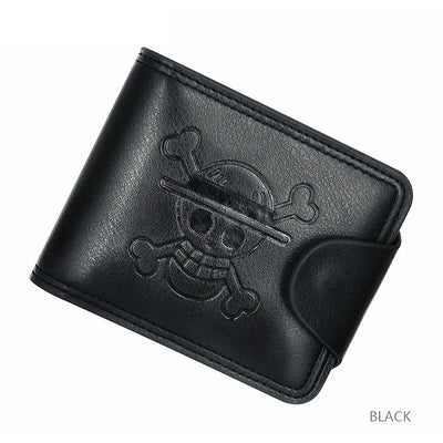 Skull Crest Bifold Wallet With Card Slot Organization
