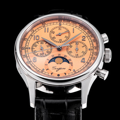 Chronograph Moonphase Mechanical Wristwatch Premium
