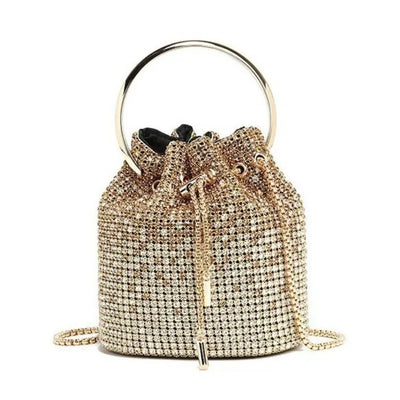 Glimmer Ring Beaded Evening Bag for Glamorous Moments