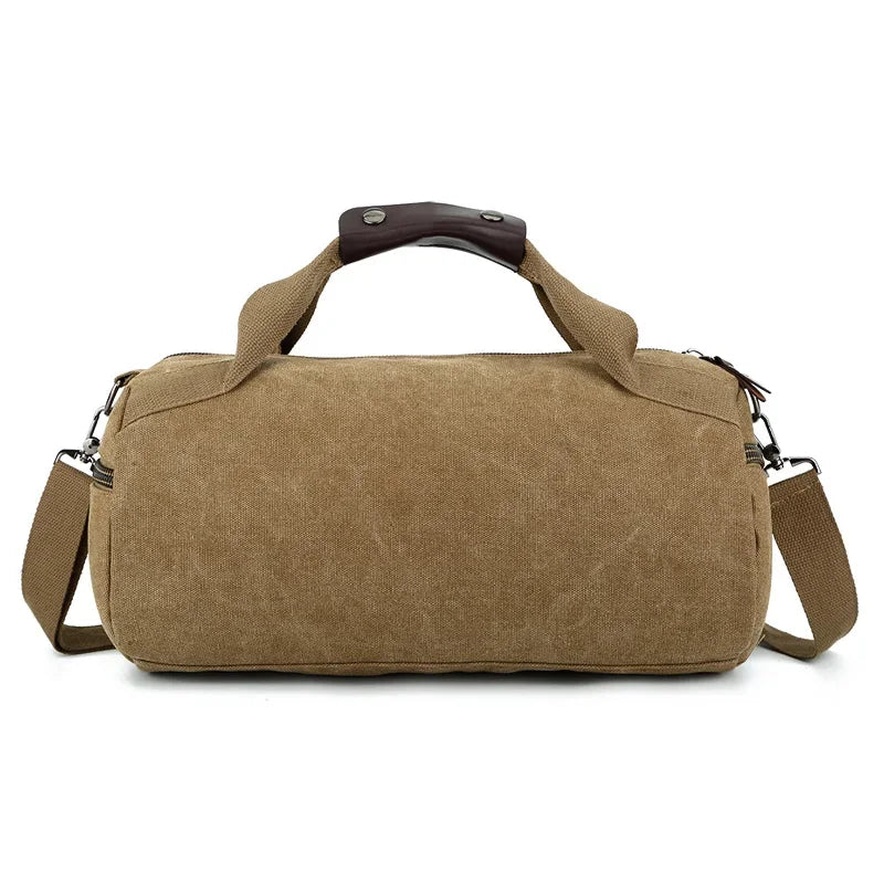 Durable Canvas Duffel Bag for Travel and Gym Use